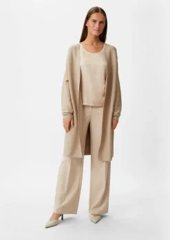 Long-Cardigan aus Viskosemix-Comma Online