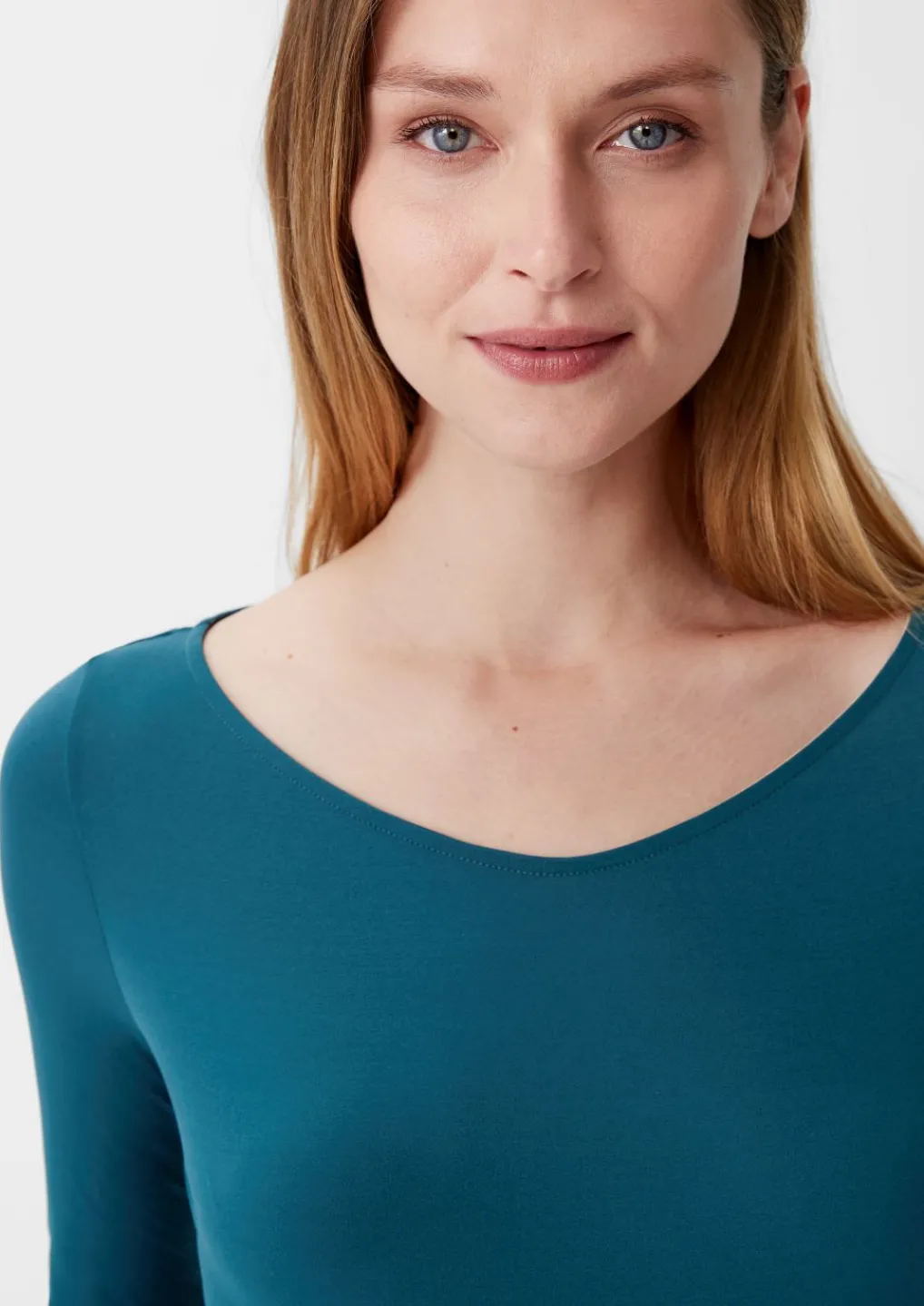 Longsleeve aus leichtem Jersey-Comma Online