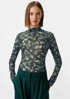 Longsleeve aus Mesh-Comma New