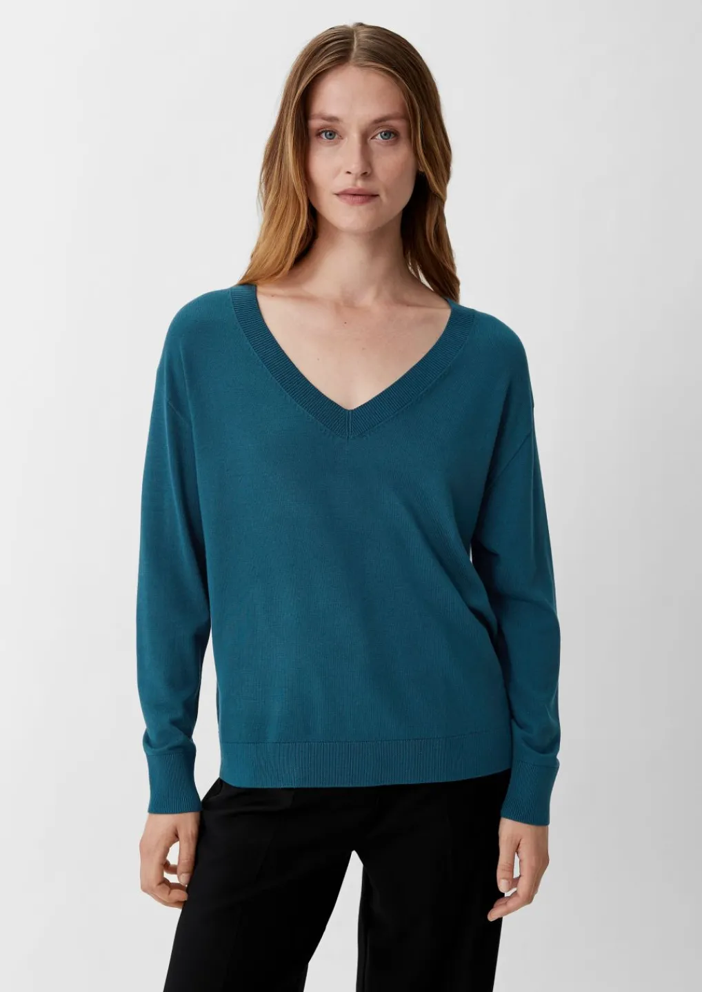 Longsleeve aus Viskosemix-Comma Hot