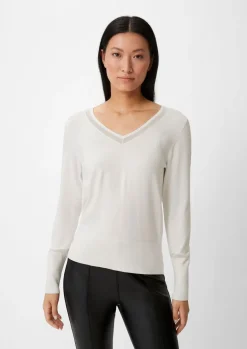 Longsleeve aus Viskosemix-Comma Hot