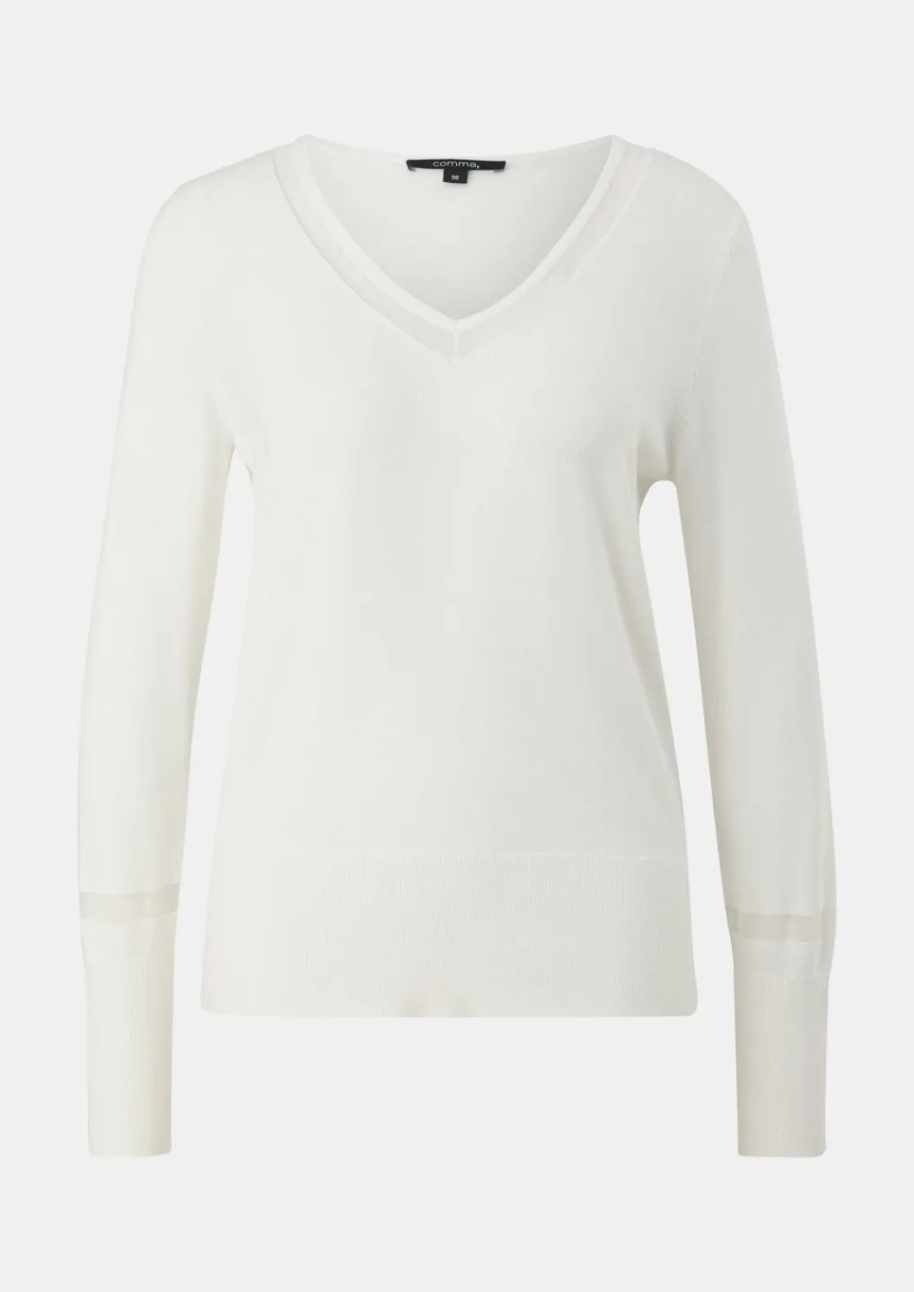Longsleeve aus Viskosemix-Comma Hot