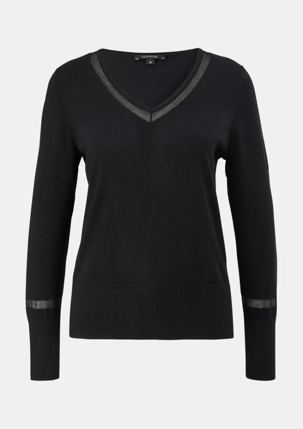 Longsleeve aus Viskosemix-Comma Discount
