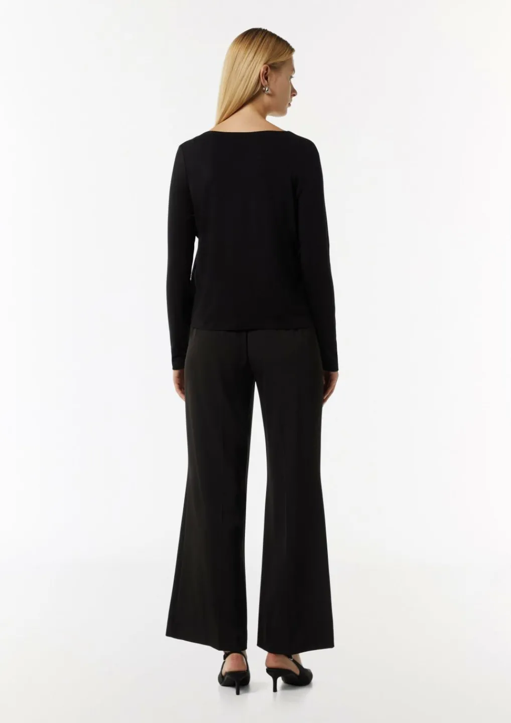 Longsleeve im Fabricmix mit Schmuck-Detail-Comma Fashion