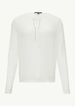 Longsleeve im Fabricmix mit Schmuck-Detail-Comma Online