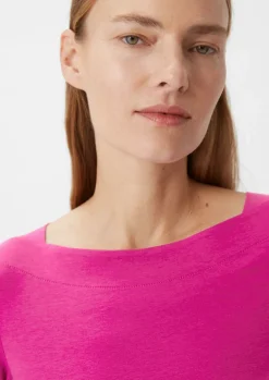 Longsleeve mit eckigem Ausschnitt-Comma Outlet