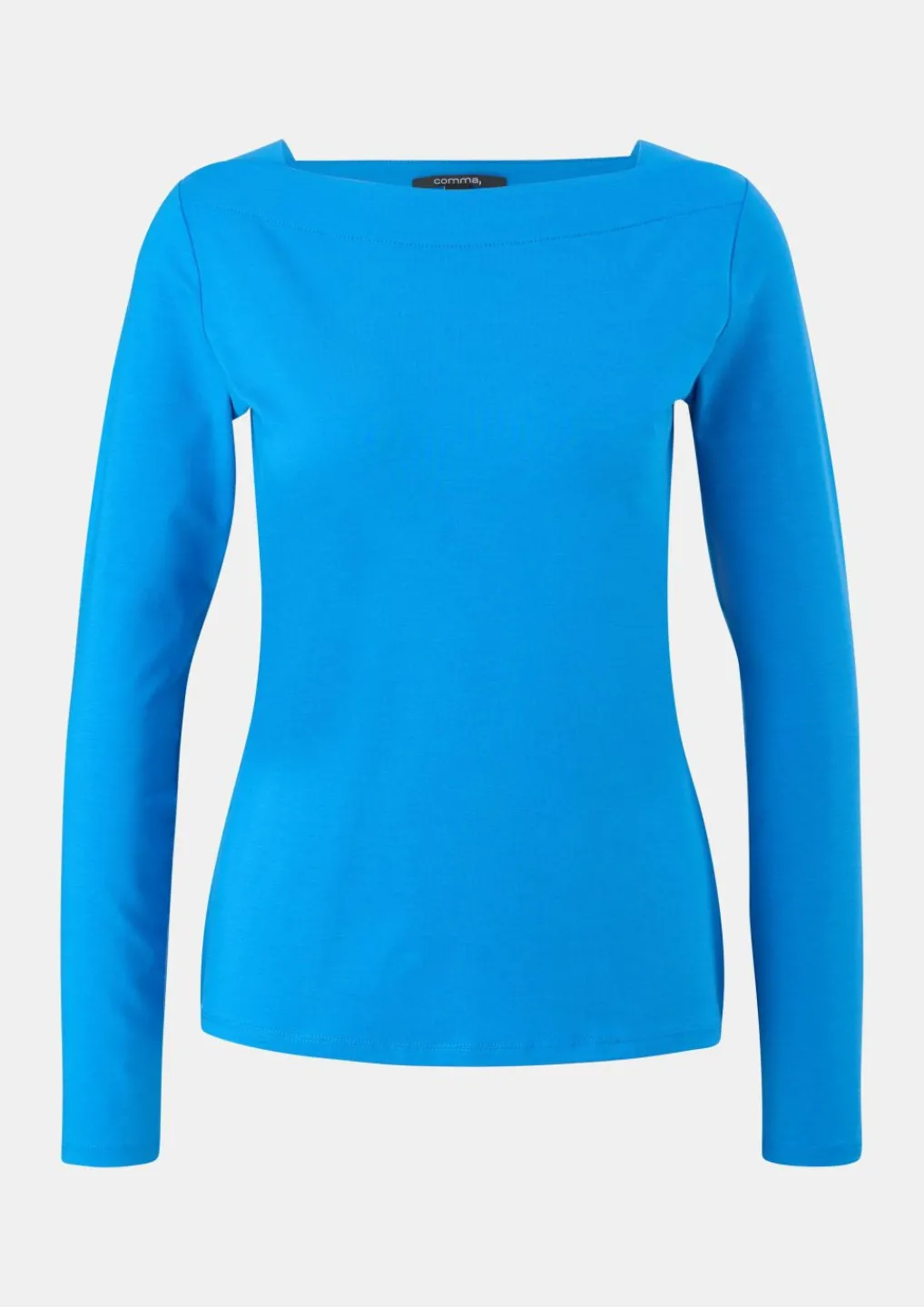 Longsleeve mit eckigem Ausschnitt-Comma New