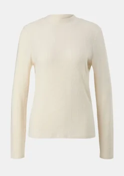 Longsleeve mit Logo-Muster-Comma Clearance