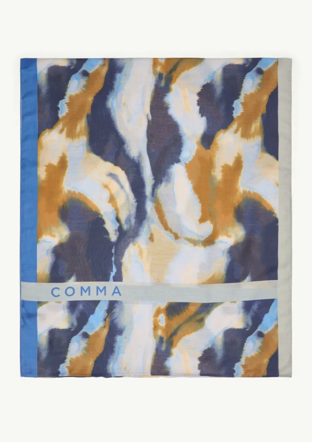 Loop-Schal mit All-over-Print-Comma New