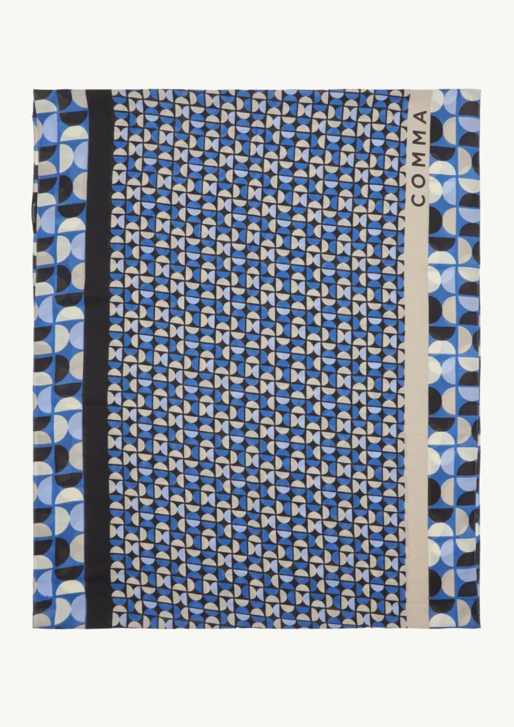 Loop-Schal mit All-over-Print-Comma Discount