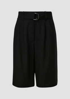 Loose: Bermuda aus Twill-Comma Sale