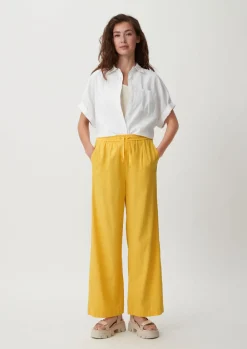 Loose: Hose aus Leinenmix-Comma Hot