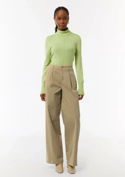 Loose: Twillhose mit weitem Bein-Comma Online