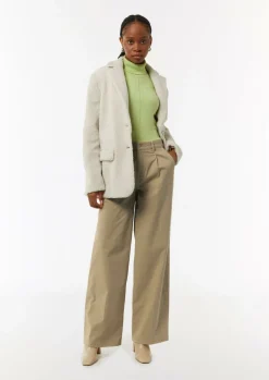 Loose: Twillhose mit weitem Bein-Comma Online