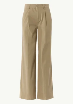 Loose: Twillhose mit weitem Bein-Comma Online