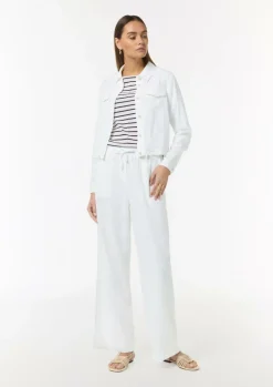 Loose: Weite Hose aus Leinenmix-Comma Sale