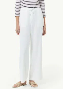 Loose: Weite Hose aus Leinenmix-Comma Sale