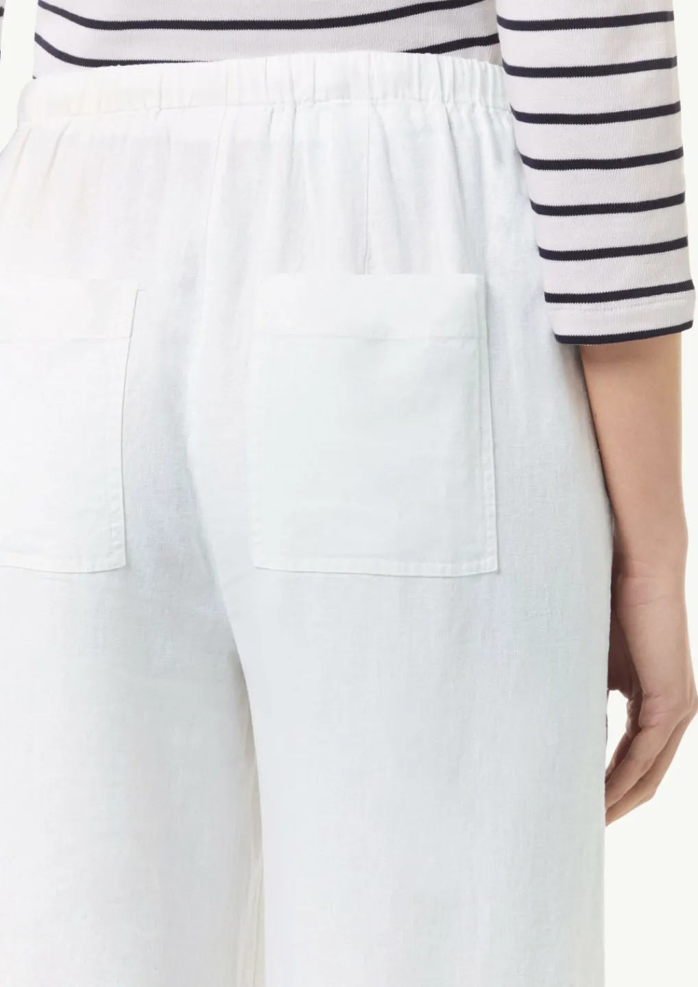 Loose: Weite Hose aus Leinenmix-Comma Sale