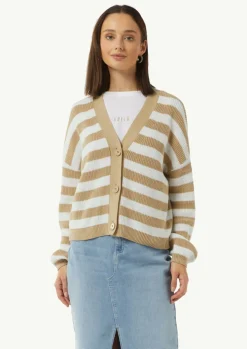 Lässige Strickjacke mit voluminösen Ärmeln-Comma Online