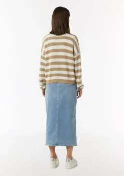 Lässige Strickjacke mit voluminösen Ärmeln-Comma Online