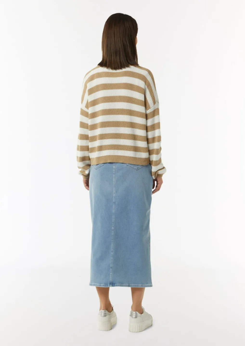 Lässige Strickjacke mit voluminösen Ärmeln-Comma Online