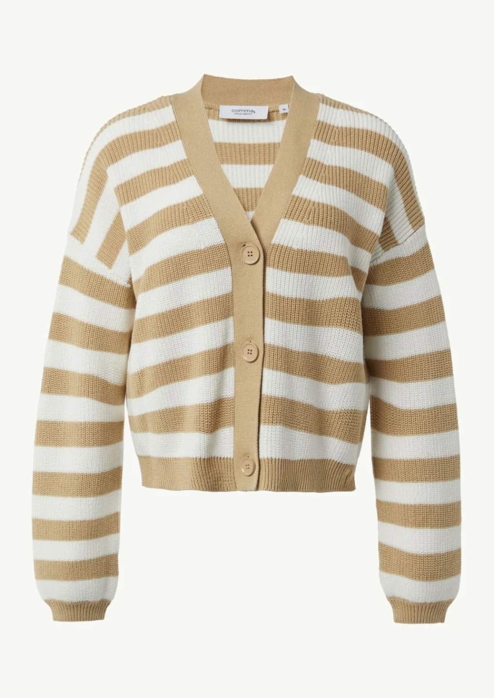 Lässige Strickjacke mit voluminösen Ärmeln-Comma Online