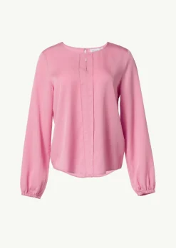 Lyocell-Bluse mit Cut-Out-Comma Clearance