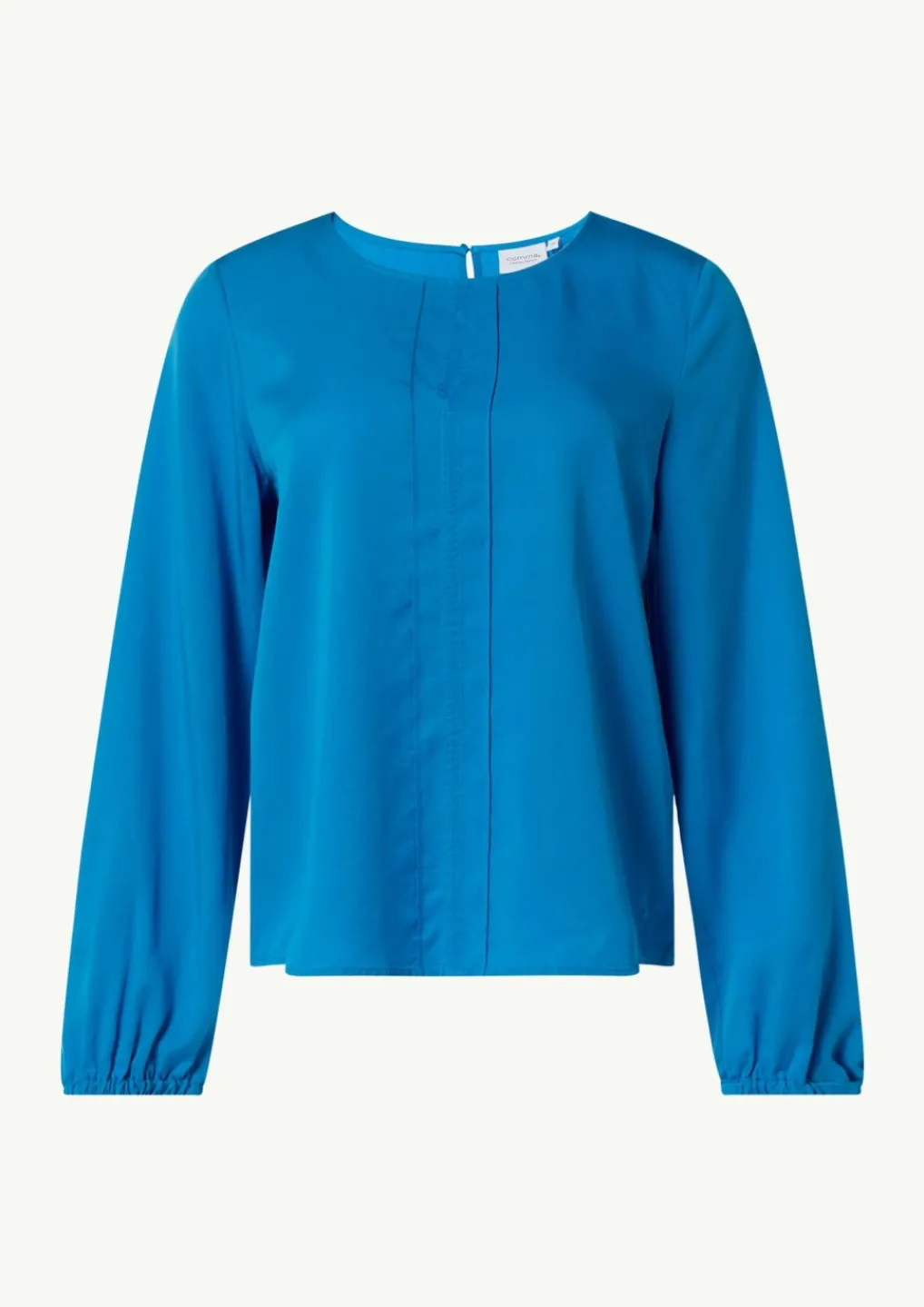 Lyocell-Bluse mit Cut-Out-Comma New