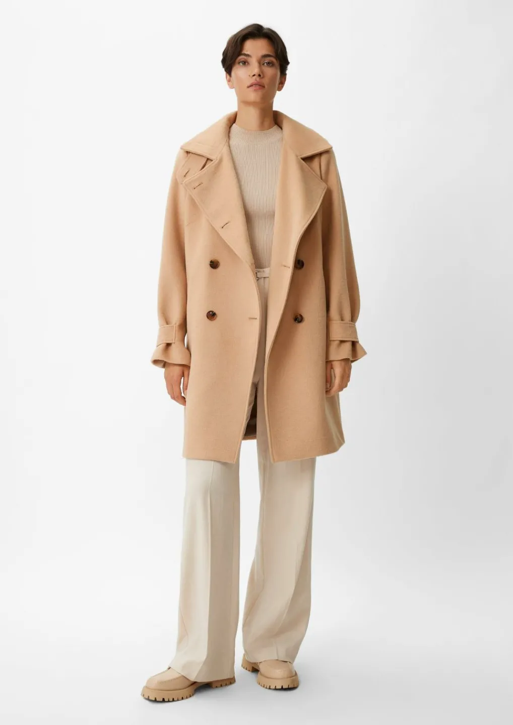Mantel aus Wollmix-Comma Fashion