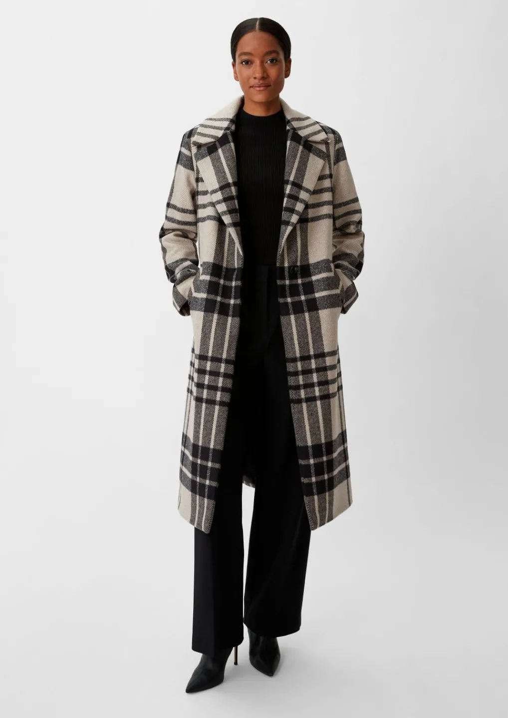 Mantel aus Wollmix-Comma Clearance