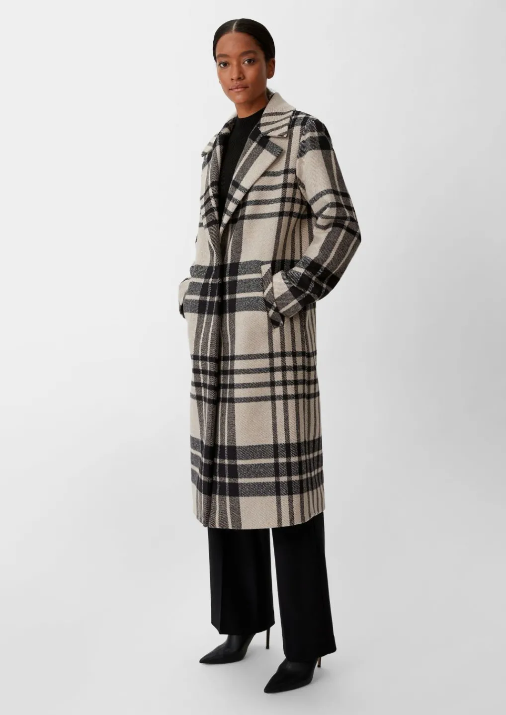 Mantel aus Wollmix-Comma Clearance