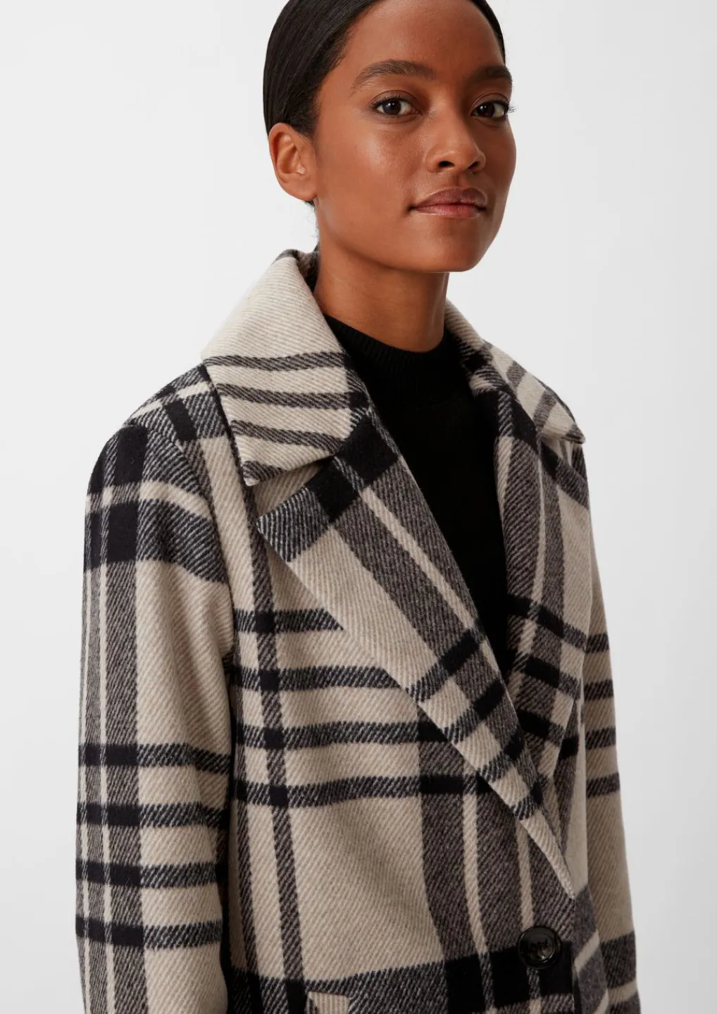 Mantel aus Wollmix-Comma Clearance