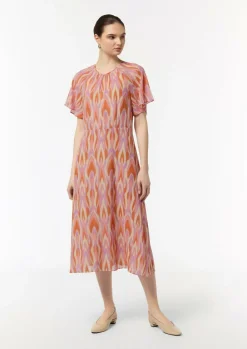 Maxi-Kleid aus Chiffon-Comma Hot