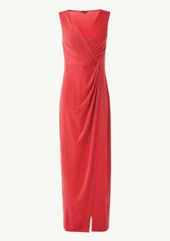 Maxi-Kleid mit Crêpestruktur-Comma Sale