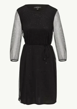 Mesh-Kleid mit Metallic-Effekt-Comma Online