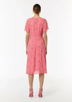 Midikleid aus Chiffon-Comma Discount