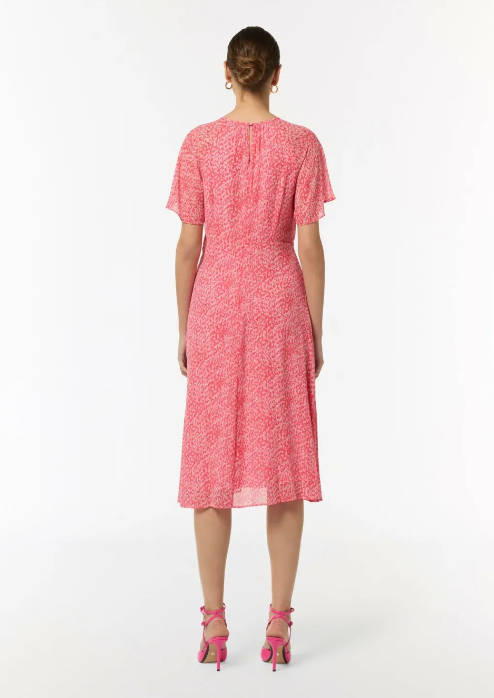 Midikleid aus Chiffon-Comma Discount