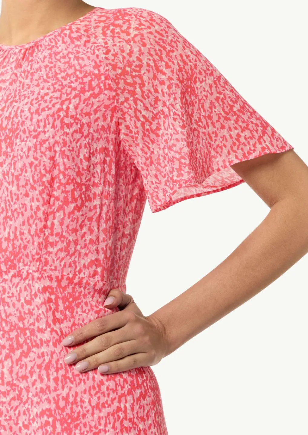 Midikleid aus Chiffon-Comma Discount
