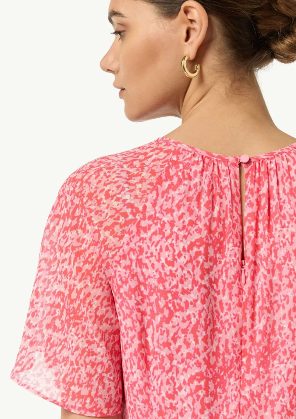 Midikleid aus Chiffon-Comma Discount