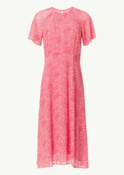 Midikleid aus Chiffon-Comma Discount