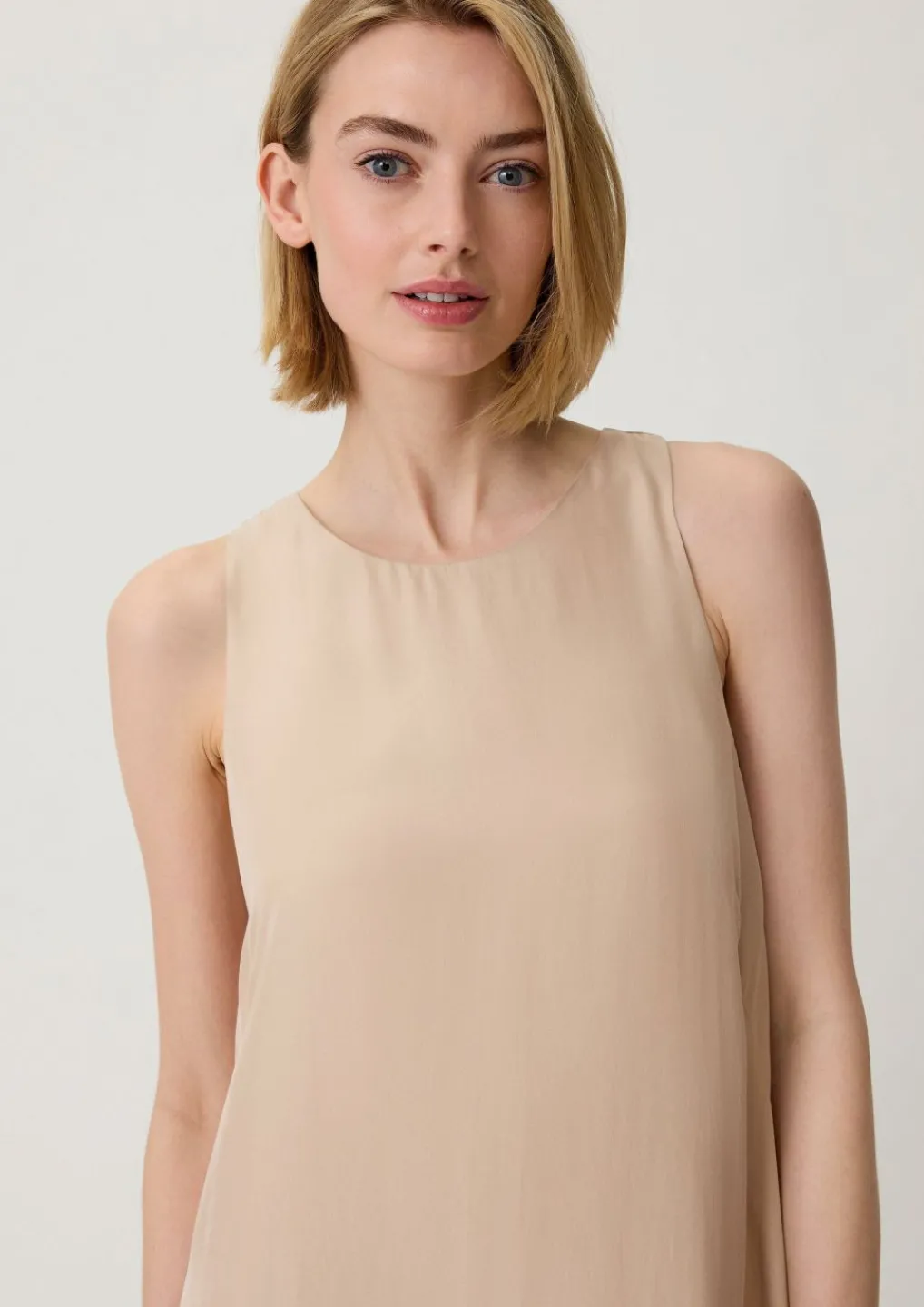 Midikleid aus Cupro-Mix-Comma Hot