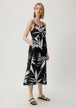 Midikleid aus Leinen-Comma Online