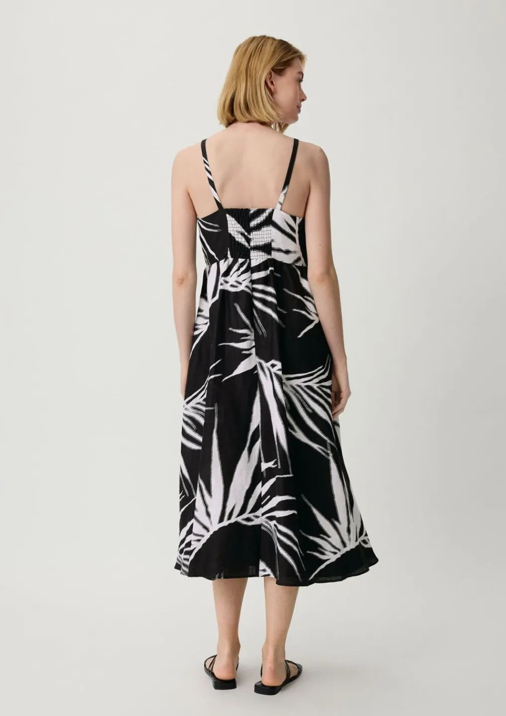 Midikleid aus Leinen-Comma Online