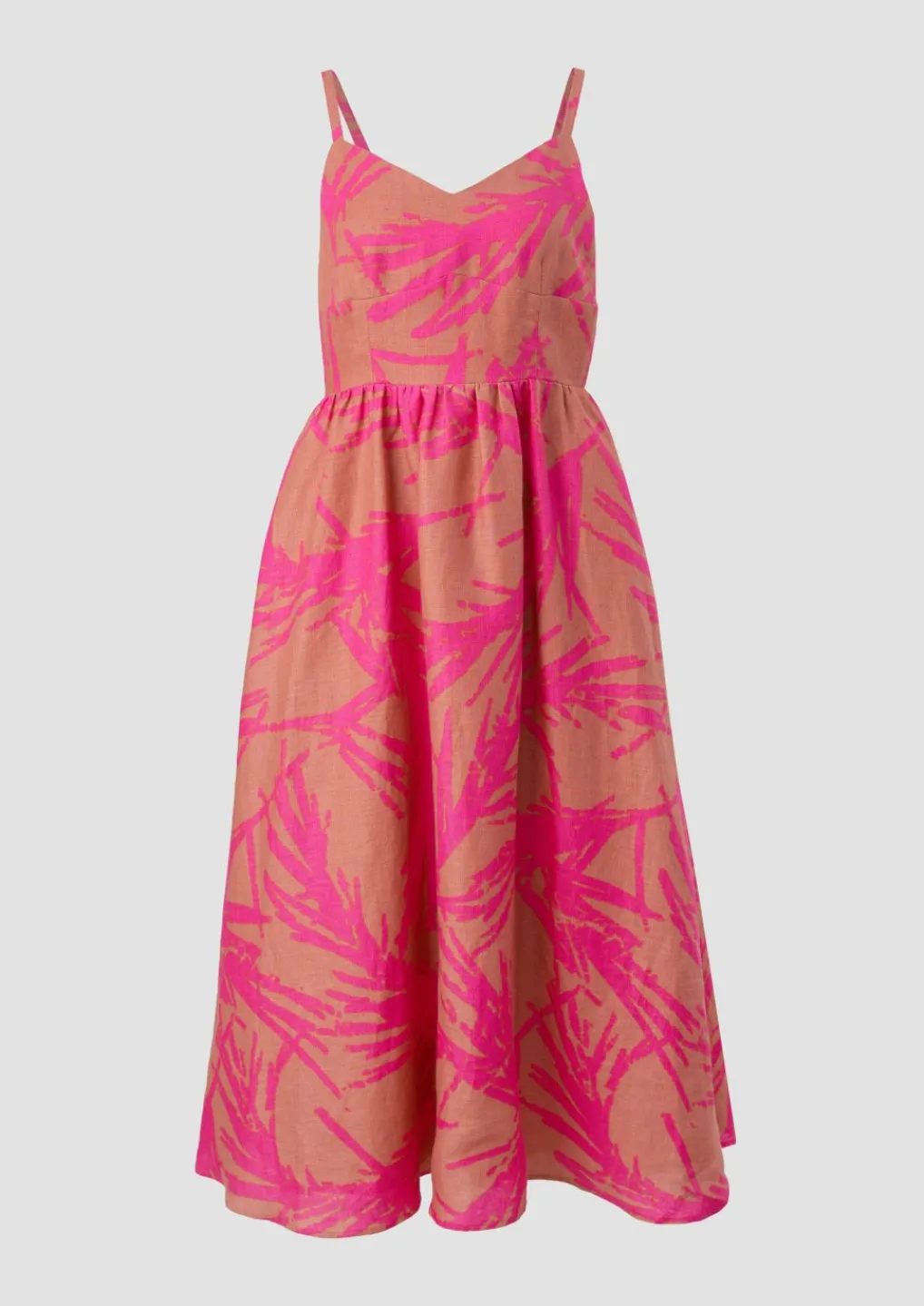 Midikleid aus Leinen-Comma Online