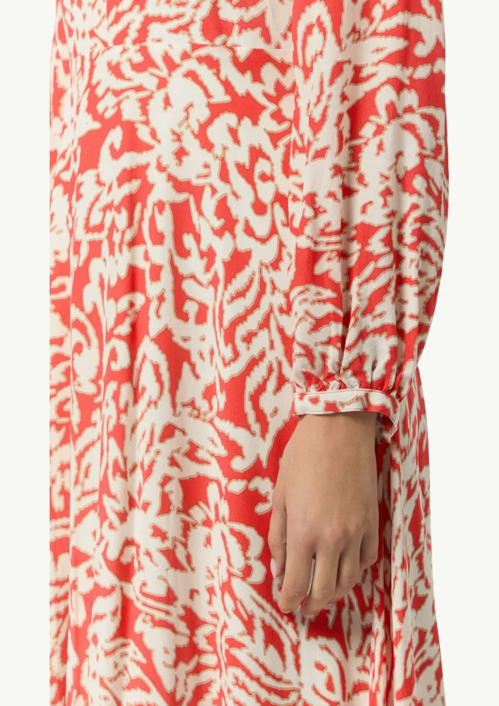 Midikleid mit Crêpestruktur-Comma Discount