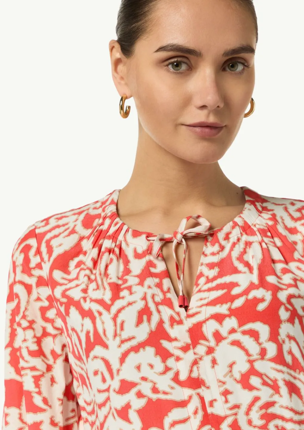 Midikleid mit Crêpestruktur-Comma Discount