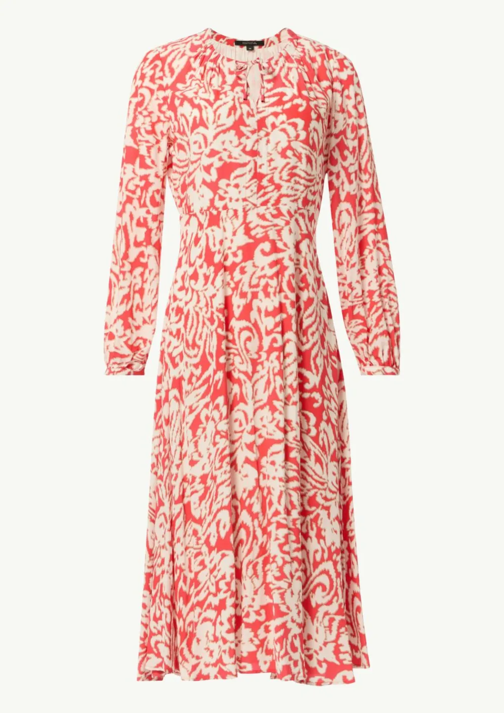 Midikleid mit Crêpestruktur-Comma Discount