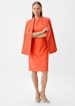 Midi Kleid mit Teilungsnähten-Comma Sale