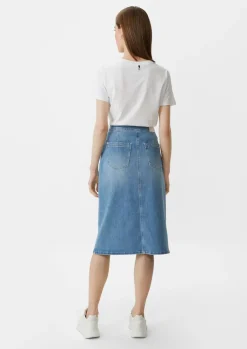 Midi-Rock aus Denim-Comma Best