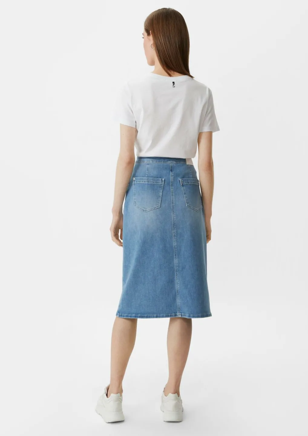 Midi-Rock aus Denim-Comma Best